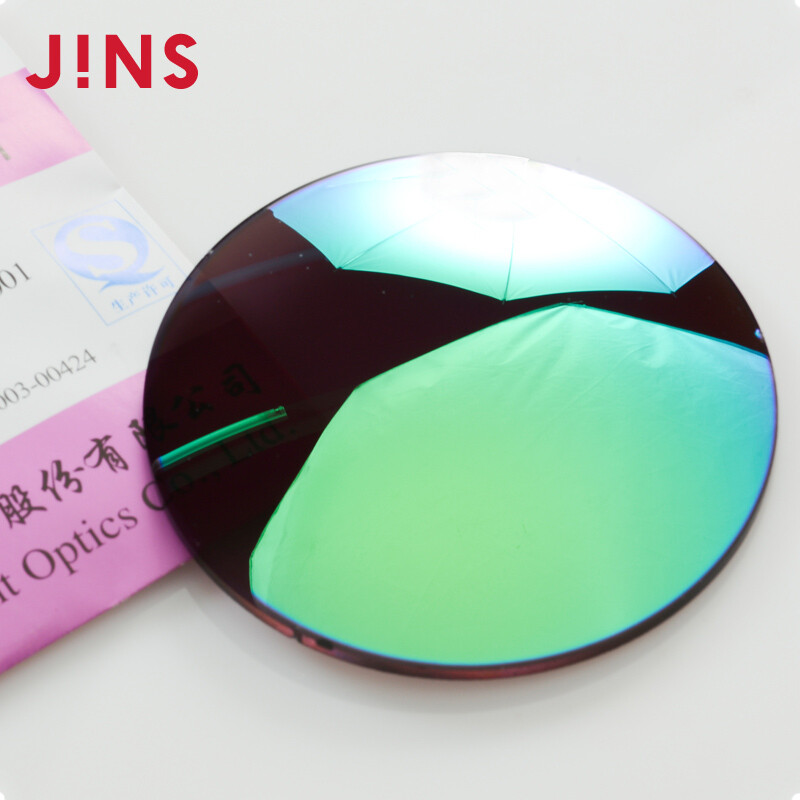 日本JINSPC眼镜,装饰眼镜升级平光彩膜镜面镜片专用链接 绿色